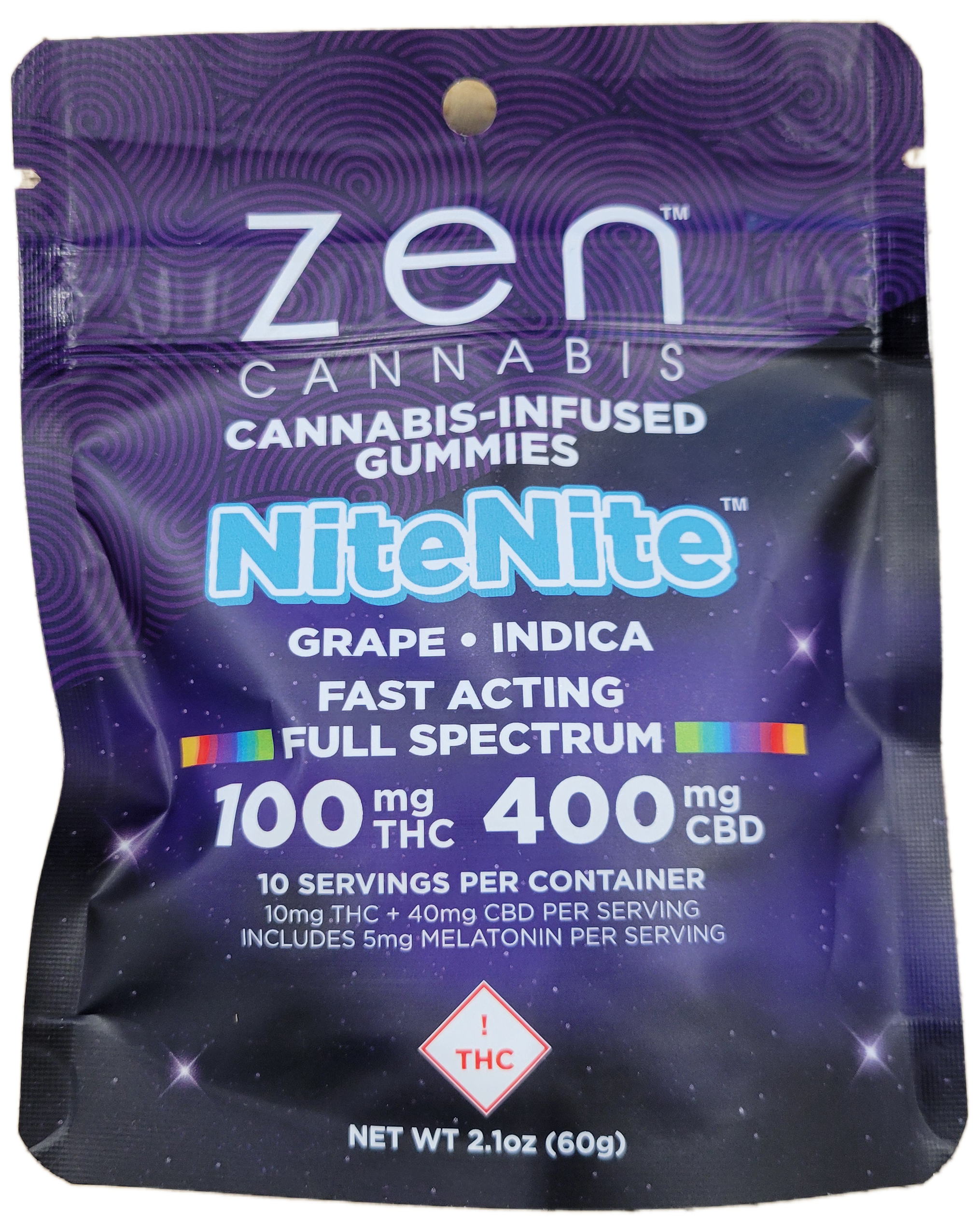 Zen NiteNite Indica Full-Spectrum Gummies