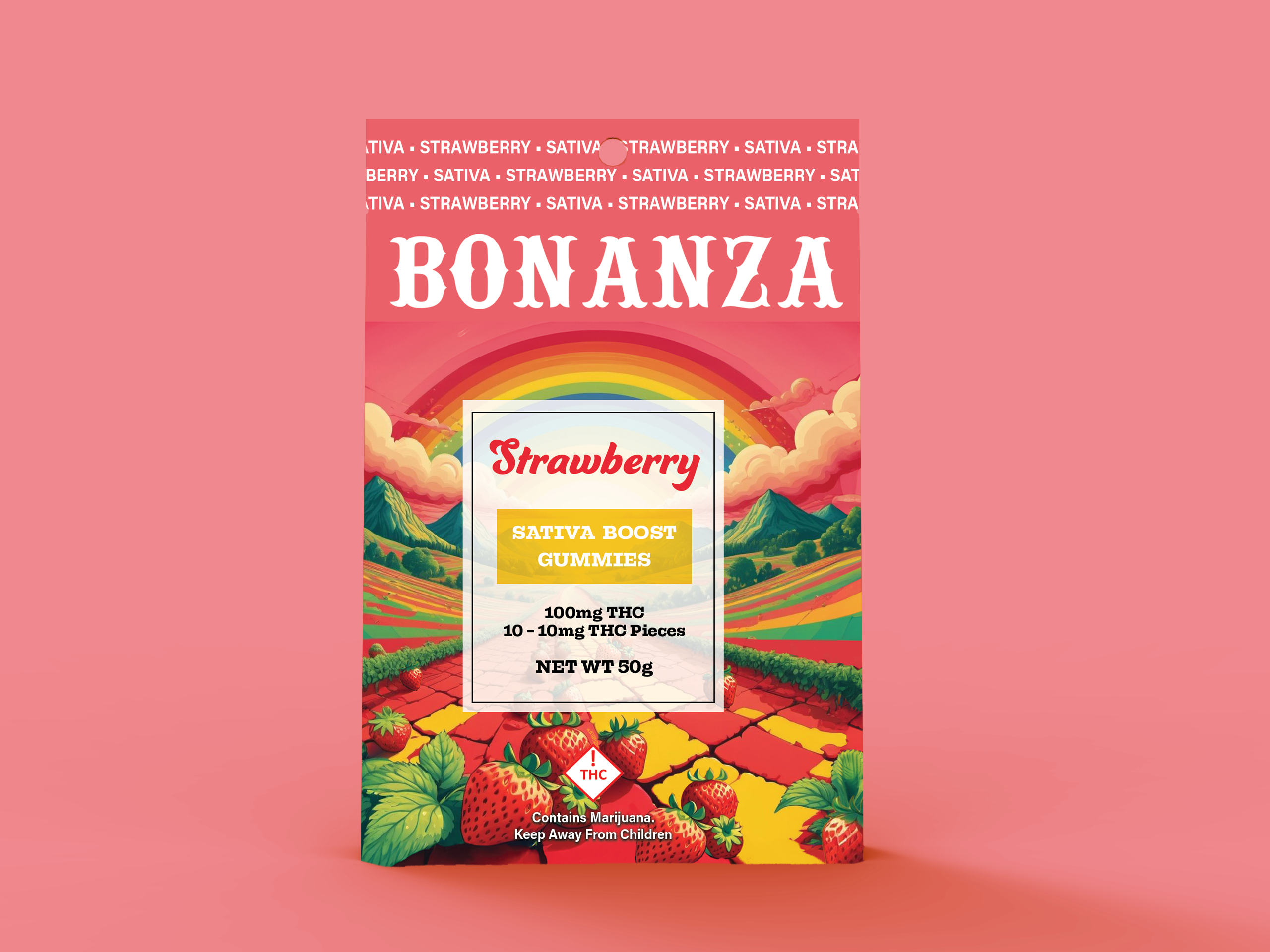 Bonanza Gummies - Sativa - Strawberry