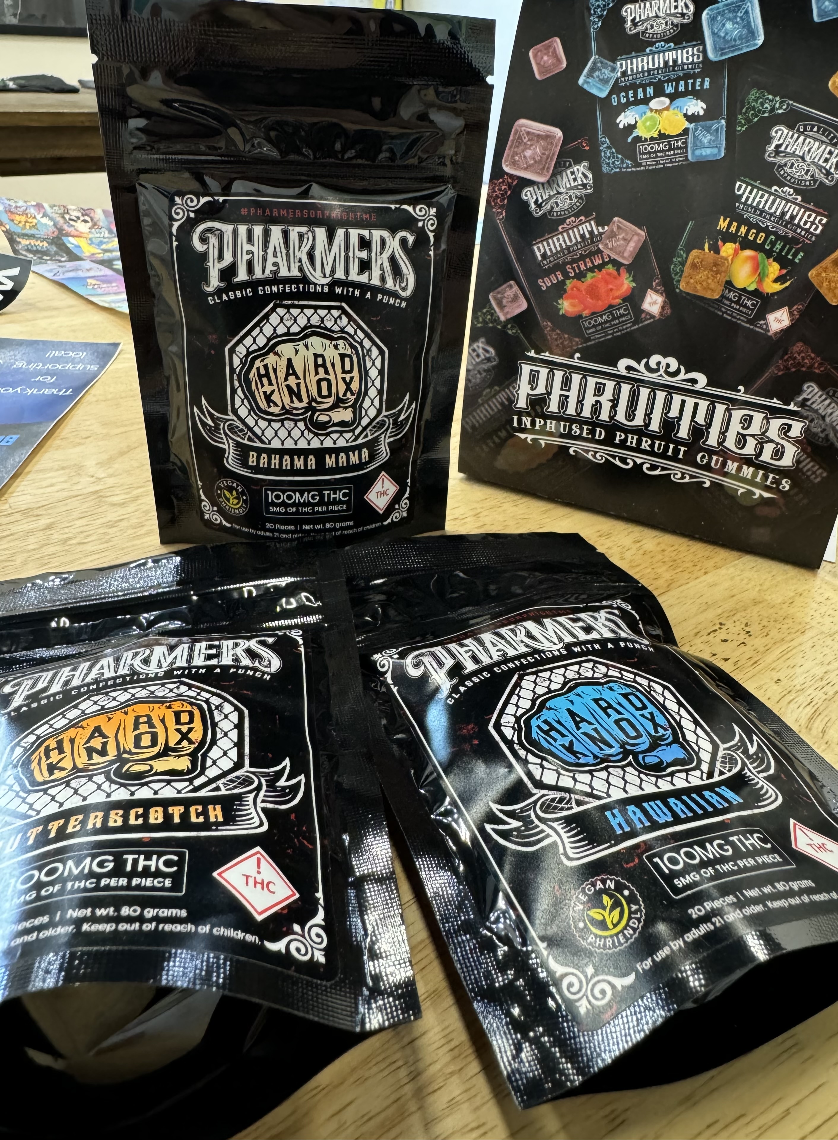 Hard Knox hard candies by Pharmers