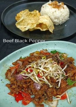 Szchuan Beef Black Pepper