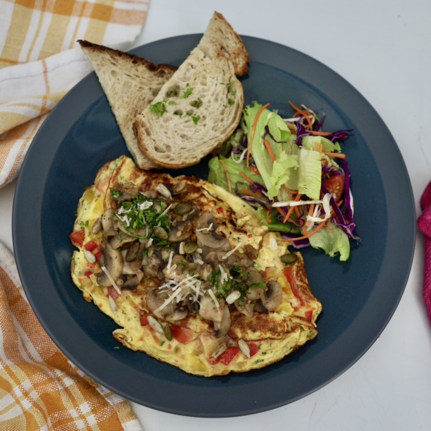 OPEN OMELETTE BREAKFAST