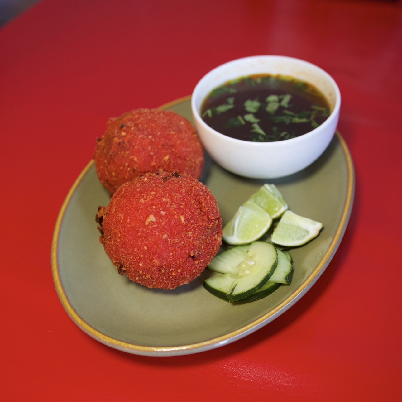 Hot Cheeto Birria Balls