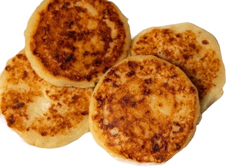 Arepitas de queso con nata