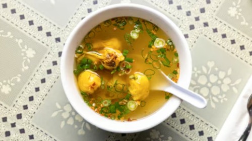 5. Wanton Soup or Meatball Soup