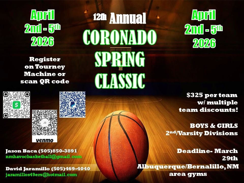 Coronado Classic Tourney Fee