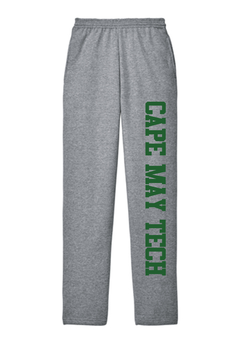 Gray Cape Tech Sweatpants with Logo on Leg