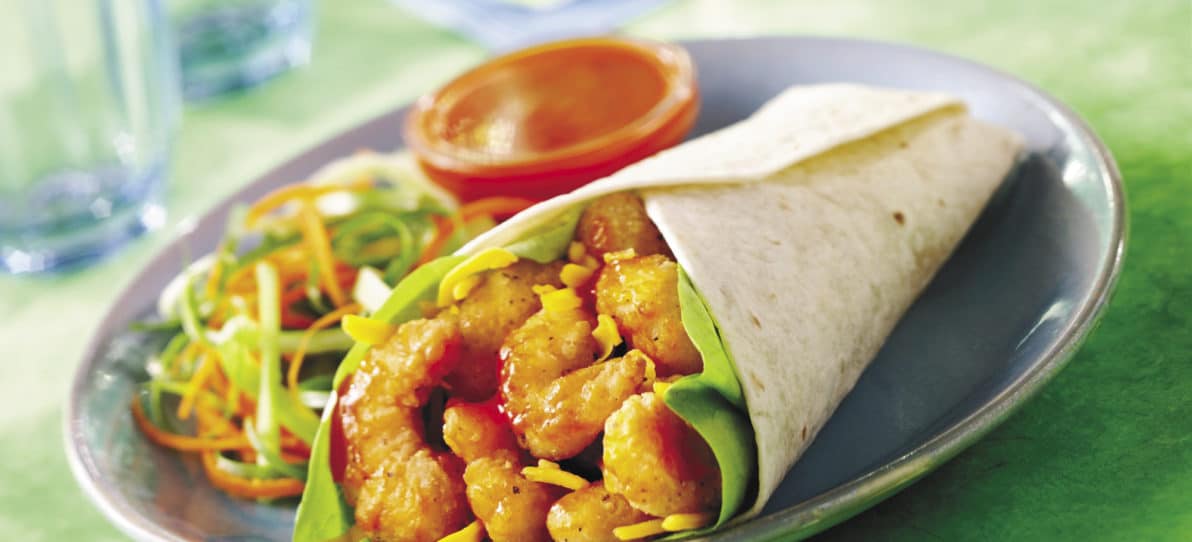 Buffalo Shrimp Wrap