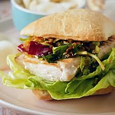 Mr. Fosters Fried Mahi Mahi Sandwich