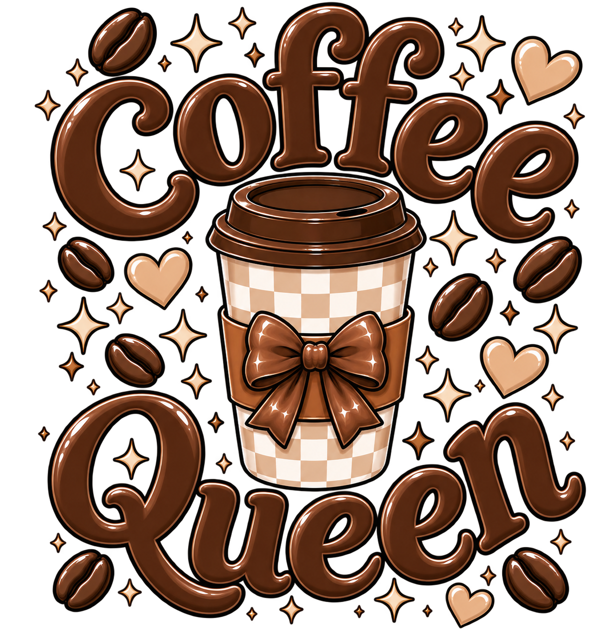 Coffee Queen - Beige - Adult M