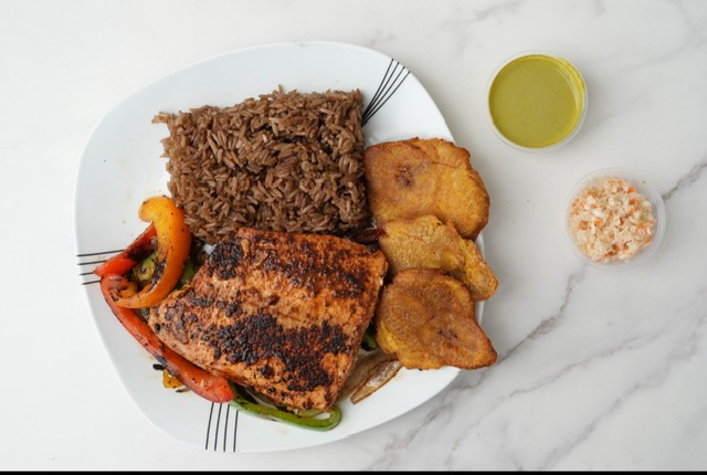 CREOLE SALMON PLATE