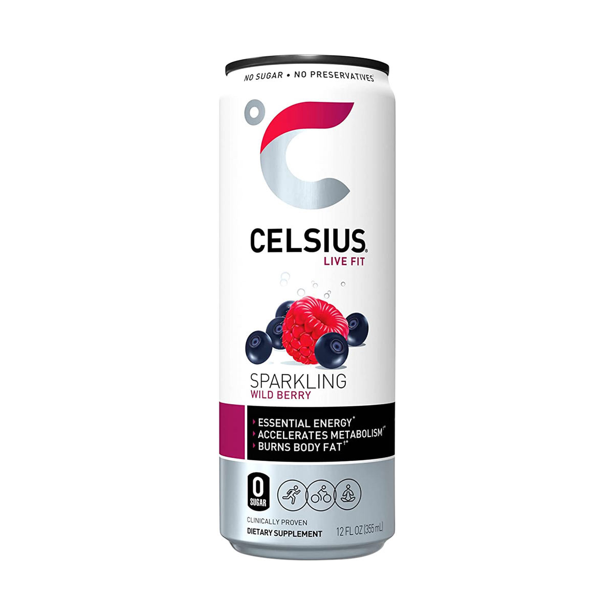12 oz. Celsius Wild Berry