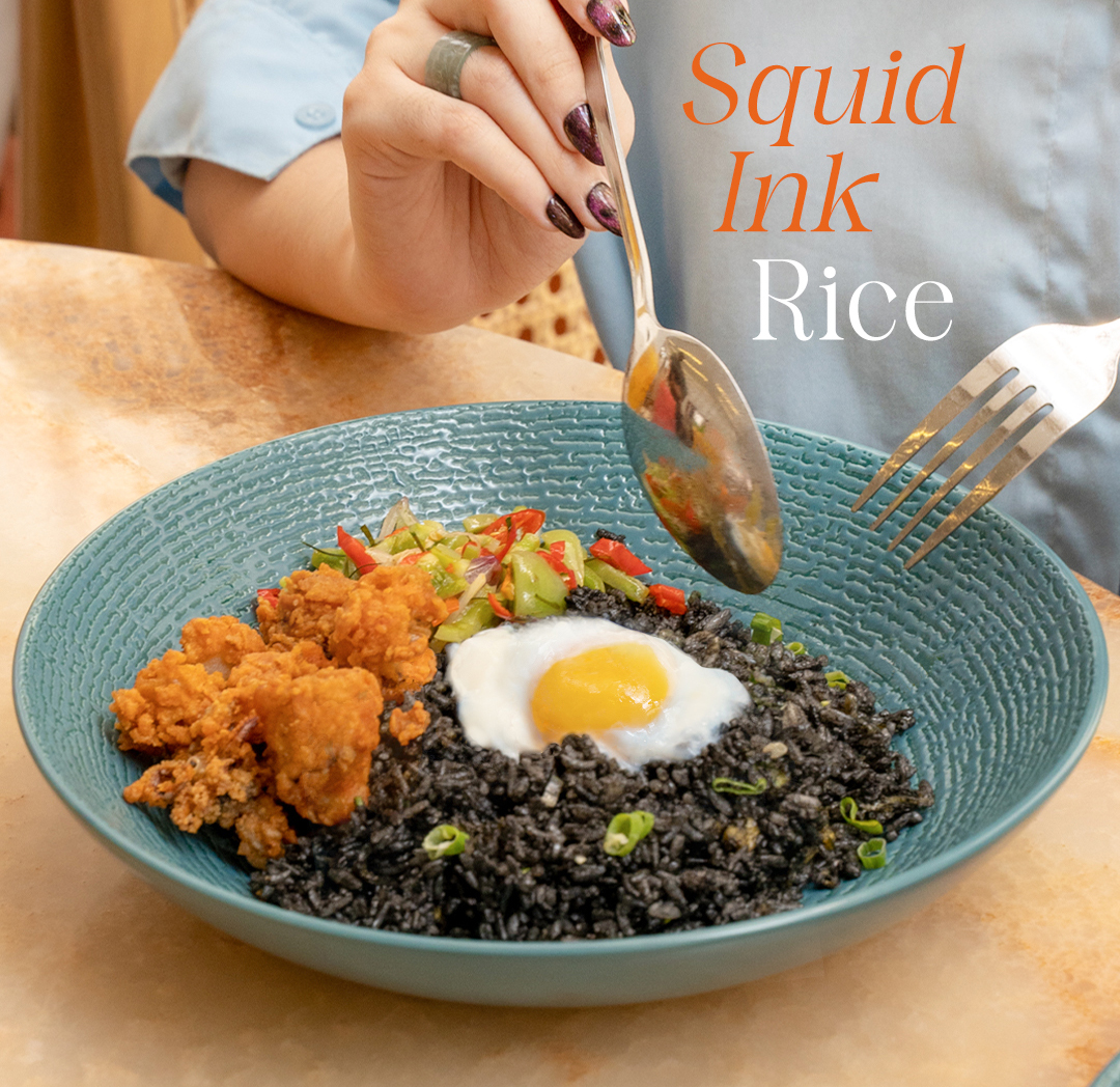 Squid Ink Yellow Rice