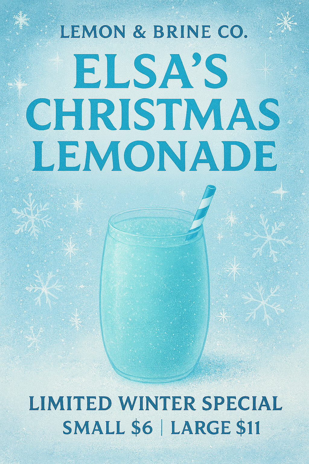 Elsa Christmas Lemonade