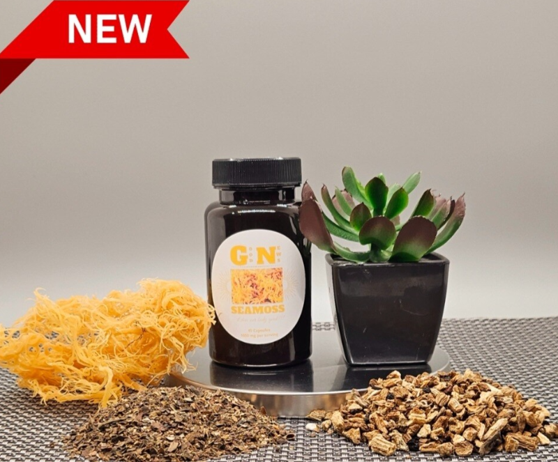 Wildcrafted Seamoss Capsules (Bladderwrack and Burdock Root)