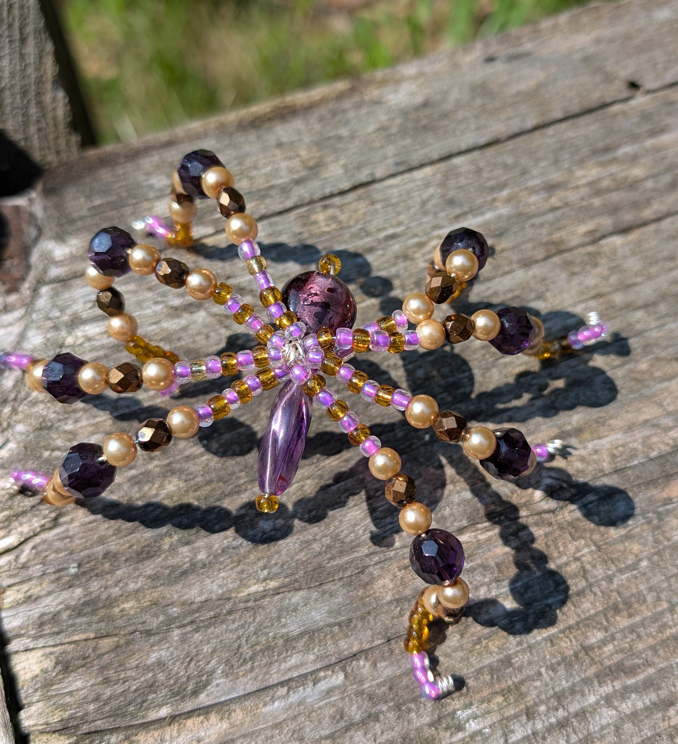 Hexabella Nightshade - Beaded Spider